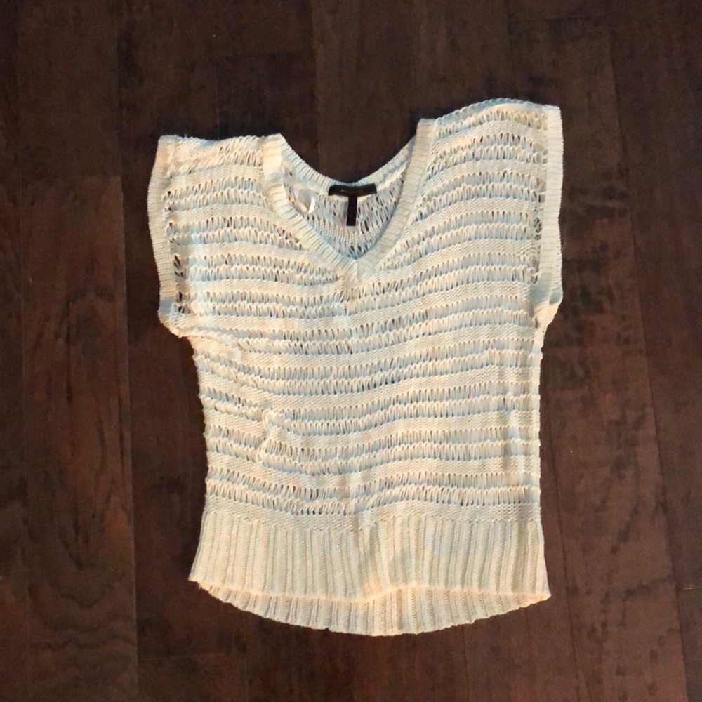 BCBG knit sleeveless sweater